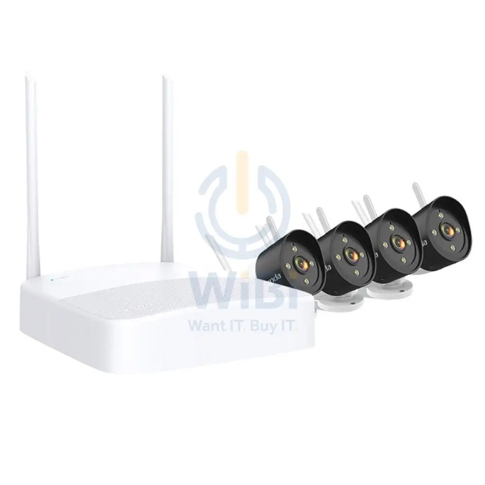 Tenda 4 Channel Wireless HD Video Security Kit Cameras > Security Cameras