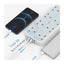 TESSAN 8-Way Multi-Plug Extension - 15W / 2 Meter / White Accessories > Power Adapters