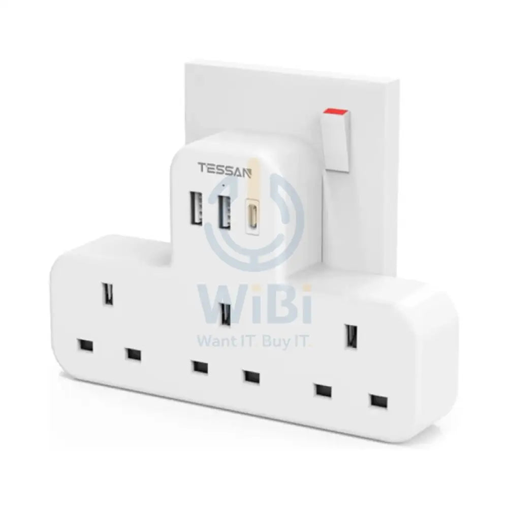 TESSAN Plug Extension Adapter - 15W / White Accessories > Power Adapters