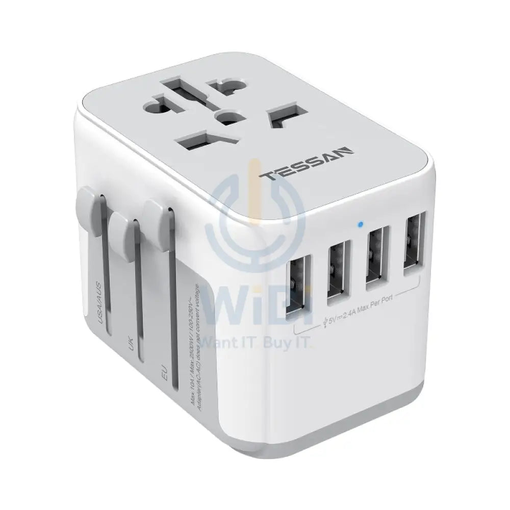 TESSAN Universal Power Adapter - 28W / Grey Accessories > Power Adapters
