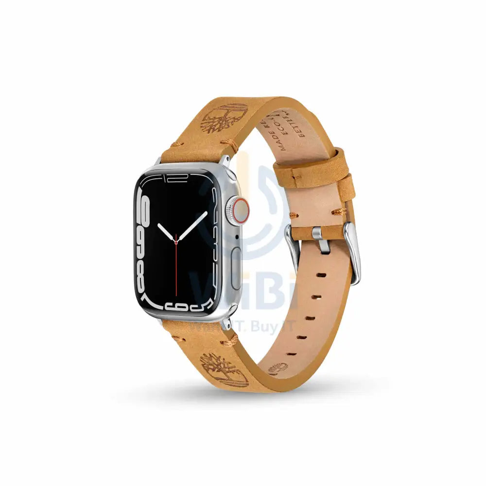 Timberland Ashby Apple Watch Ultra/45/44/42mm Smart Watch 22mm Leather Strap - Wheat Leather Accessories > Smart Watches