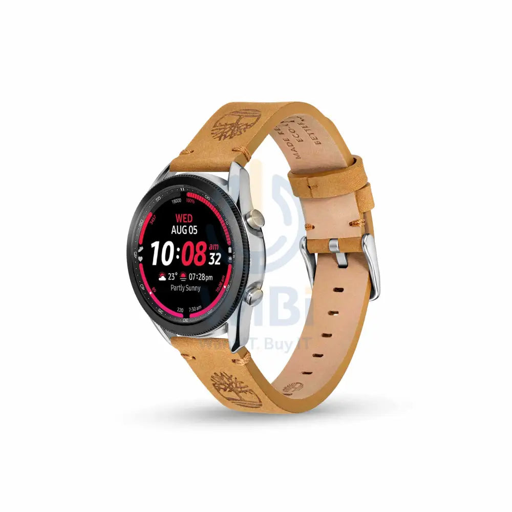 Timberland Ashby Apple Watch Ultra/45/44/42mm Smart Watch 22mm Leather Strap - Wheat Leather Accessories > Smart Watches