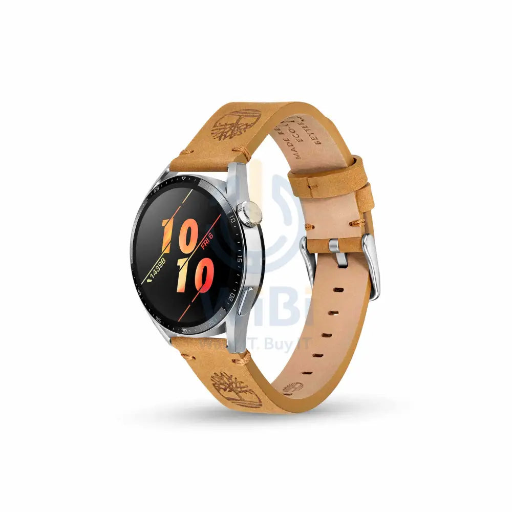 Timberland Ashby Apple Watch Ultra/45/44/42mm Smart Watch 22mm Leather Strap - Wheat Leather Accessories > Smart Watches