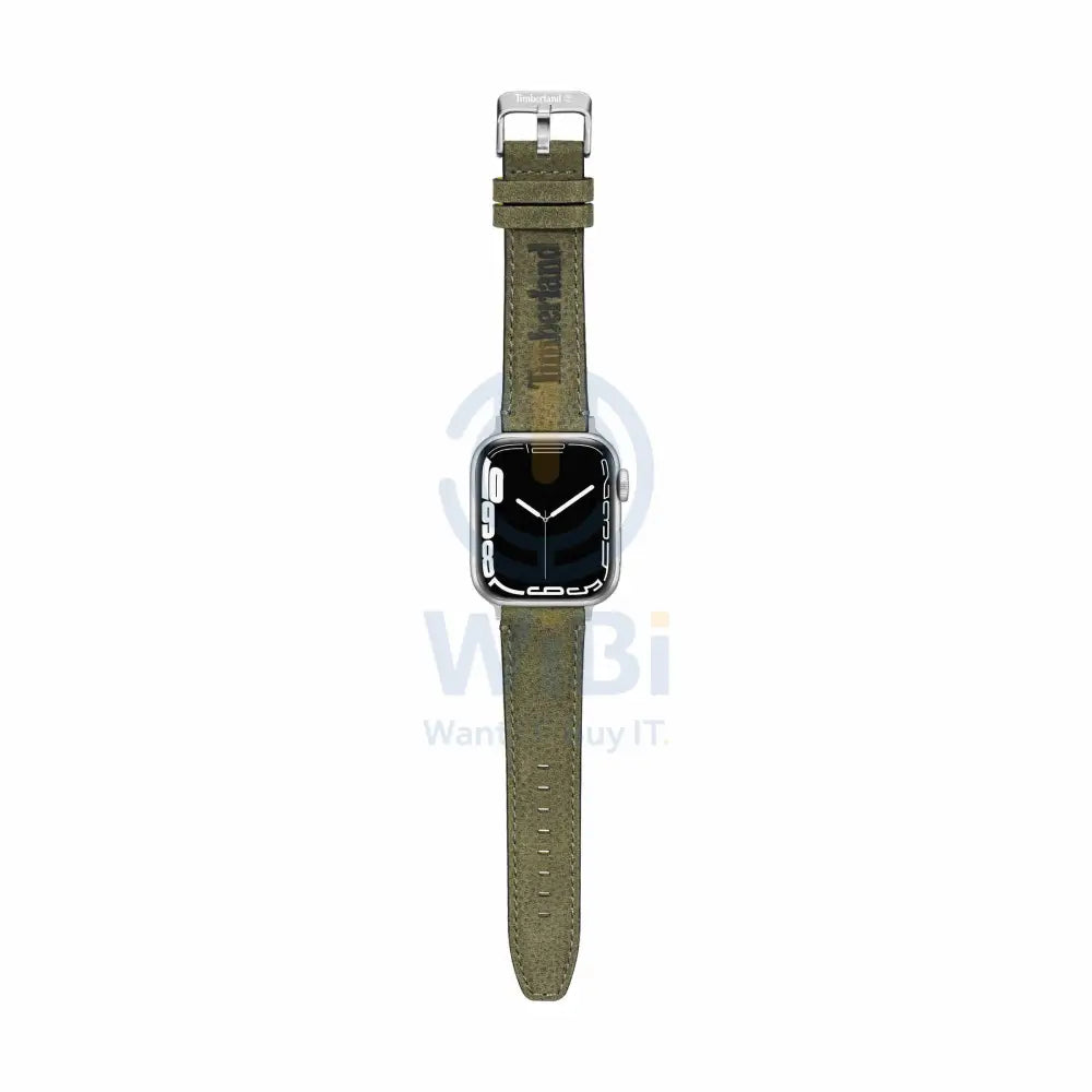 Timberland Barnesbrook Apple Watch 38/40/41mm Smart Watch 20mm Leather Strap - Green Leather Accessories > Smart