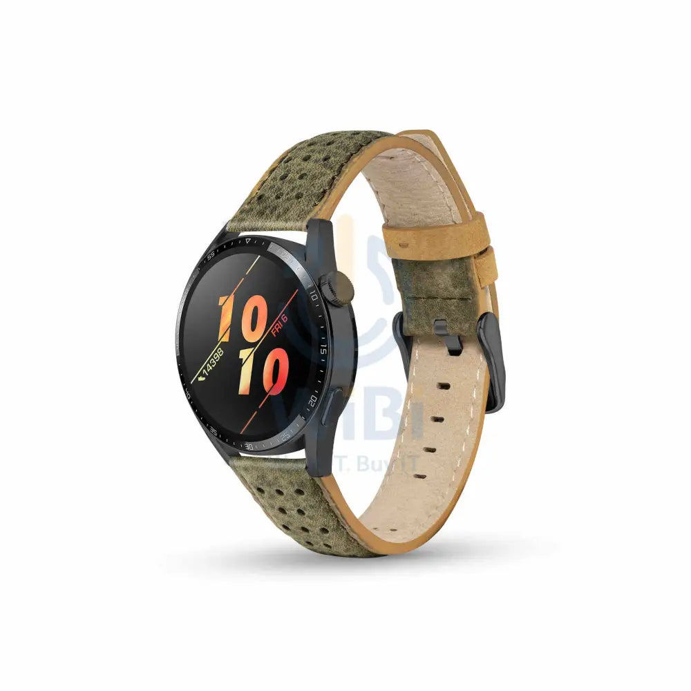 Timberland Daintree Apple Watch 38/40/41mm Smart Watch 20mm Leather Strap - Green Leather Accessories > Smart Watches >