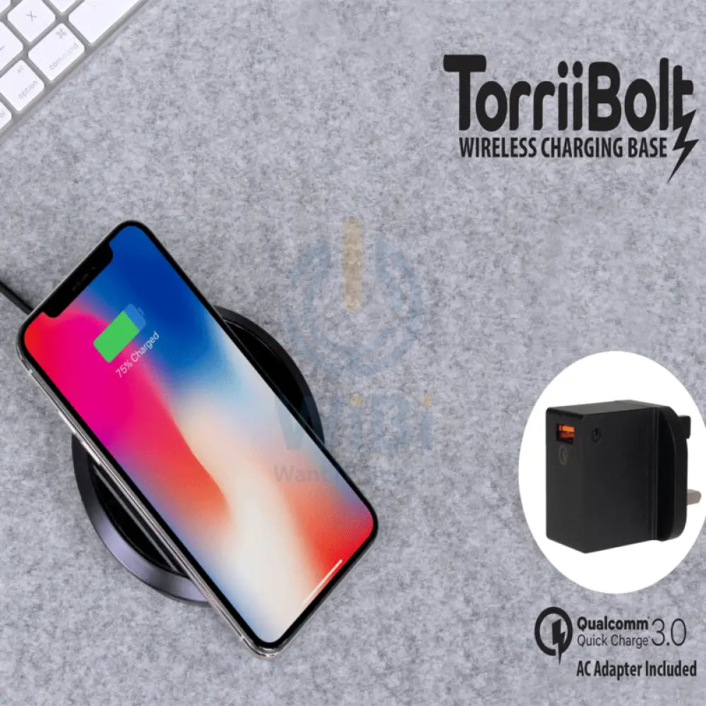 Torri Bolt Wireless Charging Base - Black Accessories > Power Bank