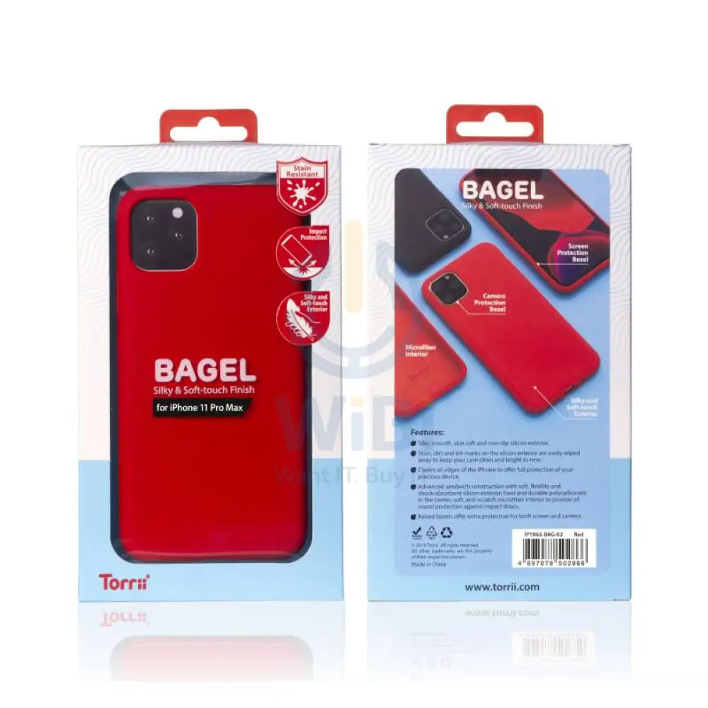 Torrii Bagel Case - iPhone 11 Pro Max / Red Accessories > Mobiles & Tablets > Mobiles > Covers & Cases