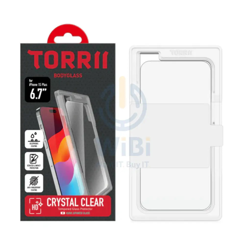 Torrii Body Glass Screen Protector - Apple iPhone 15 Plus / Clear Accessories > Mobiles & Tablets > Mobiles > Screen