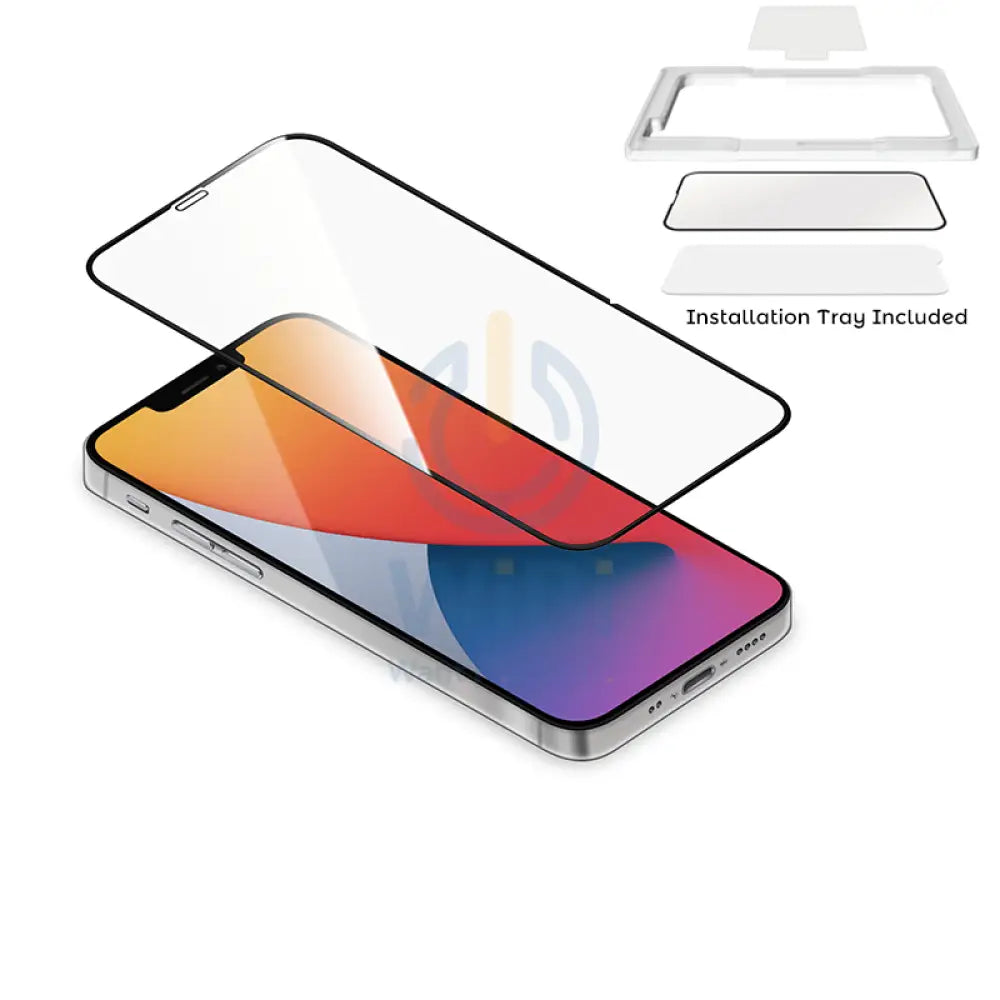 Torrii Bodyglass Anti-Bacterial Coating Full Coverage Curved For Apple iPhone 12 Mini - Black Accessories > Mobiles &