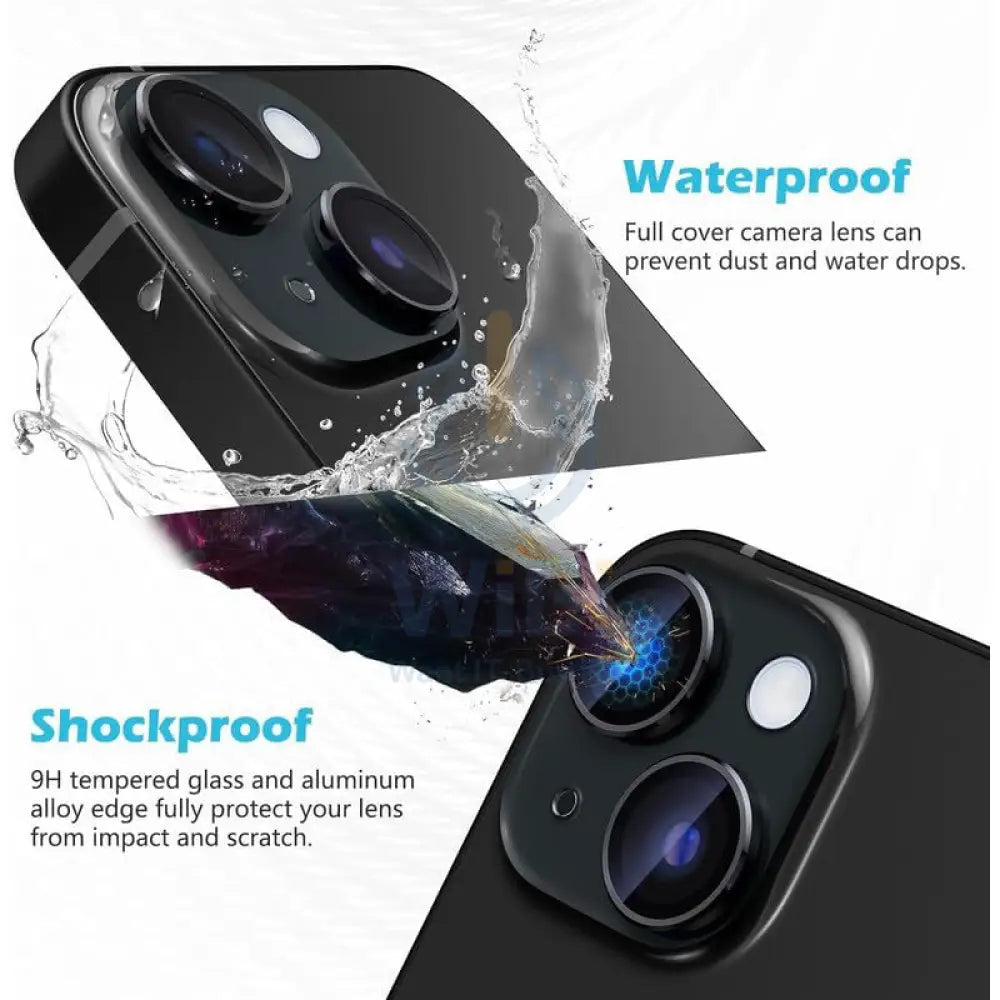Torrii Bodyglass Camera Lens Protector - Apple iPhone 15 / Apple iPhone 15 Plus / Black Accessories > Mobiles & Tablets