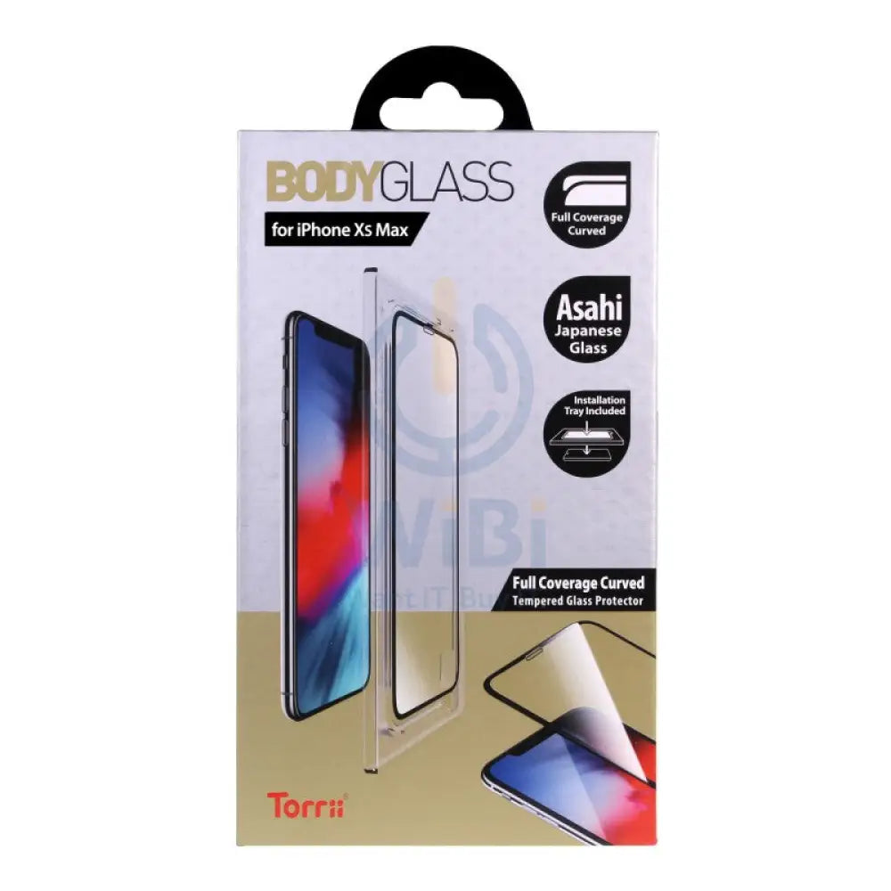 Torrii Bodyglass Full Coverage Curved - iPhone Xs Max Accessories > Mobiles & Tablets > Mobiles > Screen Protectors