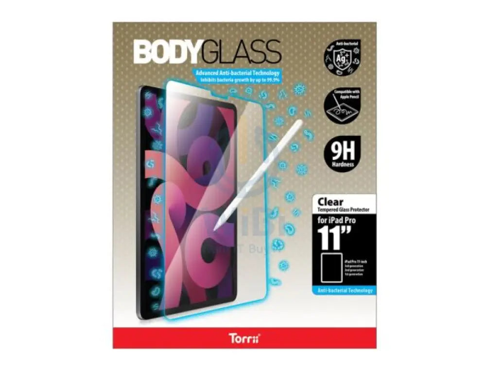 Torrii Bodyglass - iPad Pro 11 / Clear Accessories > Mobiles & Tablets > Tablets > Screen Protectors