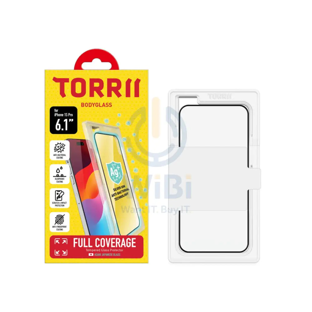 Torrii Bodyglass Screen Protector - Apple iPhone 15 Pro / Black Accessories > Mobiles & Tablets > Mobiles > Screen