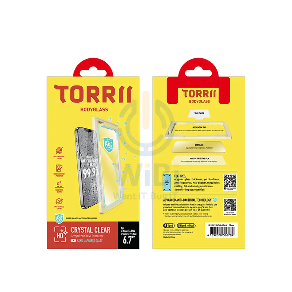 Torrii Bodyglass Screen Protector For Apple iPhone 14 Plus - Clear Accessories > Mobiles & Tablets > Mobiles > Screen