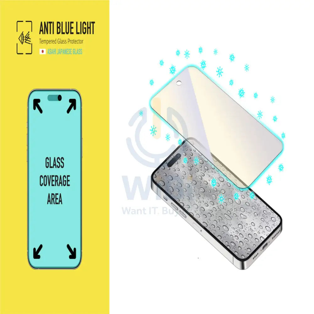 Torrii Bodyglass Screen Protector For Apple iPhone 14 Pro - Anti Blue Light Clear Accessories > Mobiles & Tablets >
