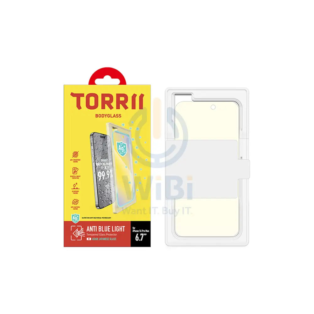 Torrii Bodyglass Screen Protector For Apple iPhone 14 Pro Max - Anti Blue Light Clear Accessories > Mobiles & Tablets >
