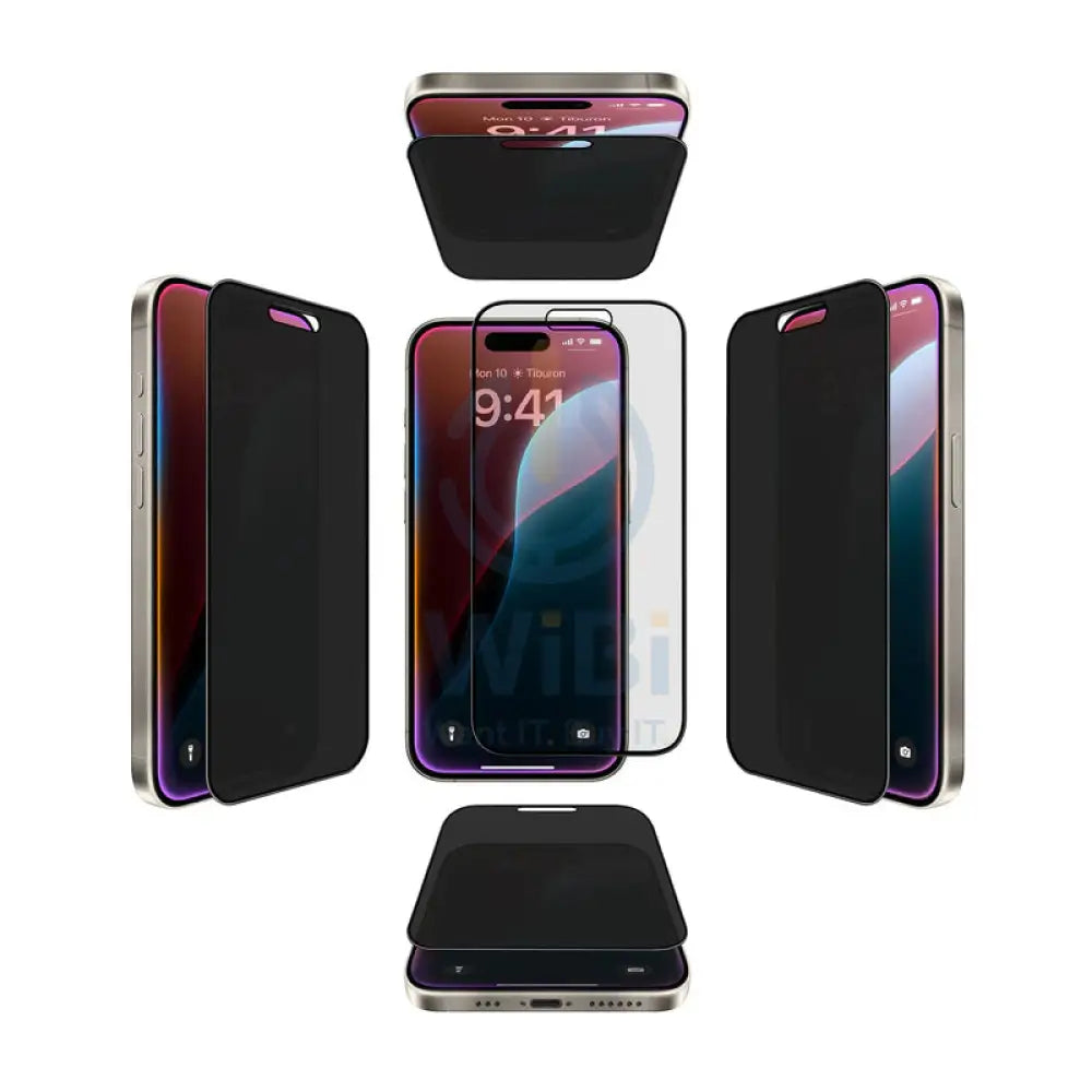 Torrii Bodyglass Screen Protector Tempered Glass - Apple iPhone 16 (6.1”) / 15 / 14 Pro / 4-Way Privacy Accessories >