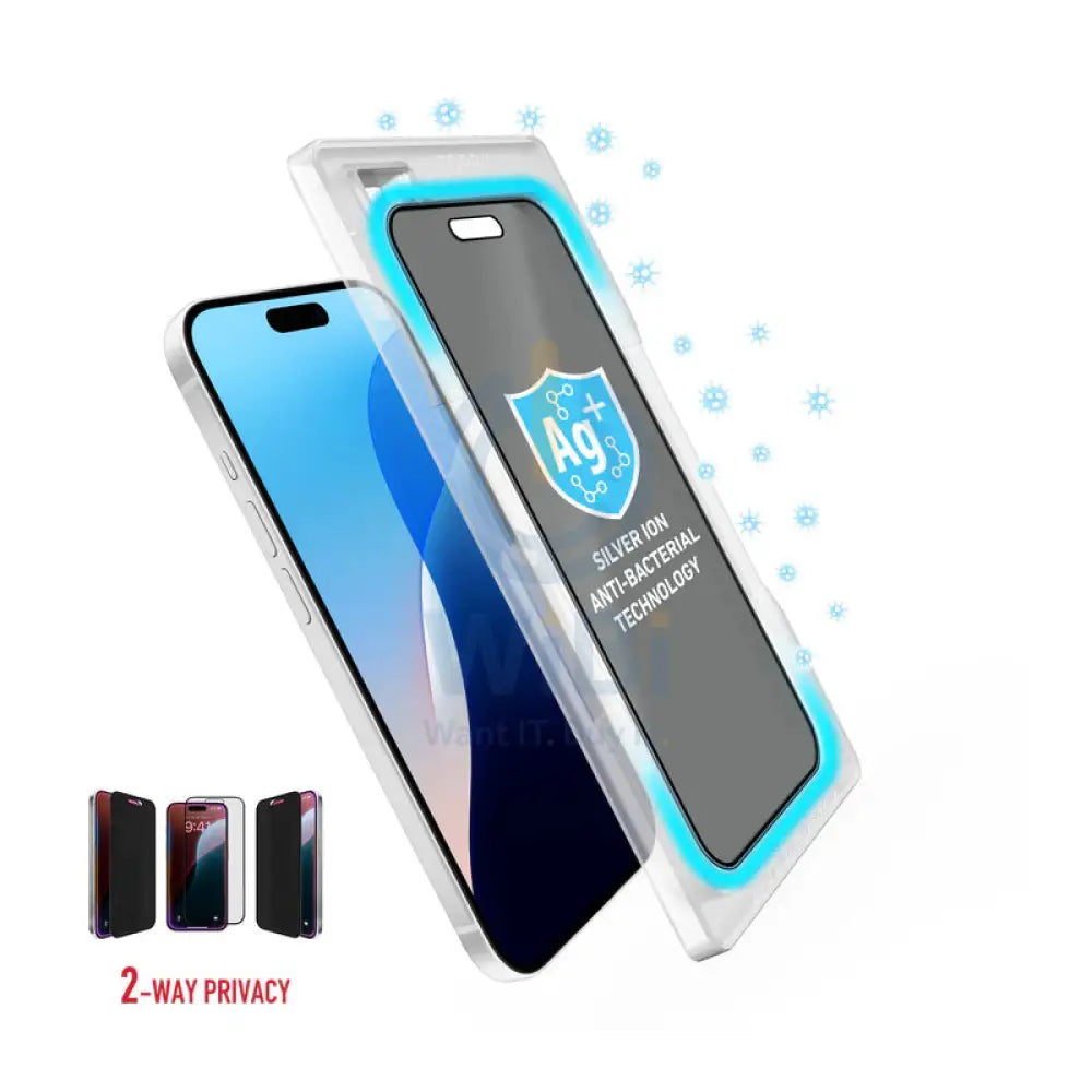 Torrii Bodyglass Screen Protector Tempered Glass - Apple iPhone 16 (6.1”) / 15 / 14 Pro / Privacy Accessories > Mobiles