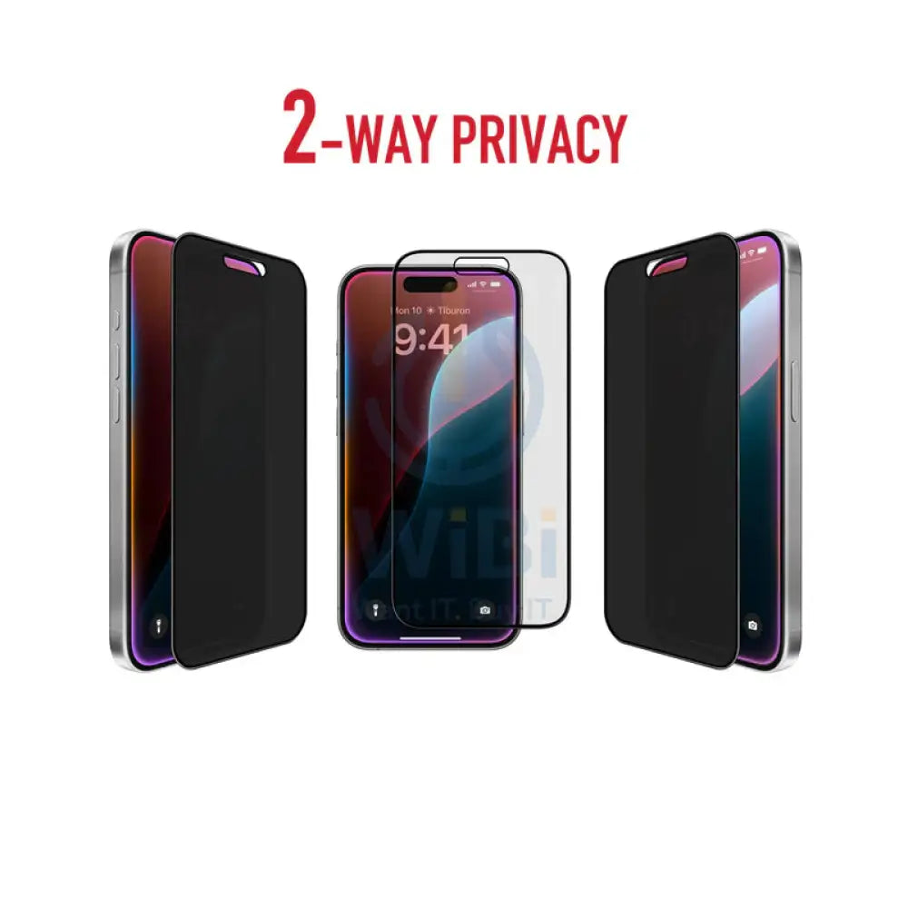 Torrii Bodyglass Screen Protector Tempered Glass - Apple iPhone 16 (6.1”) / 15 / 14 Pro / Privacy Accessories > Mobiles