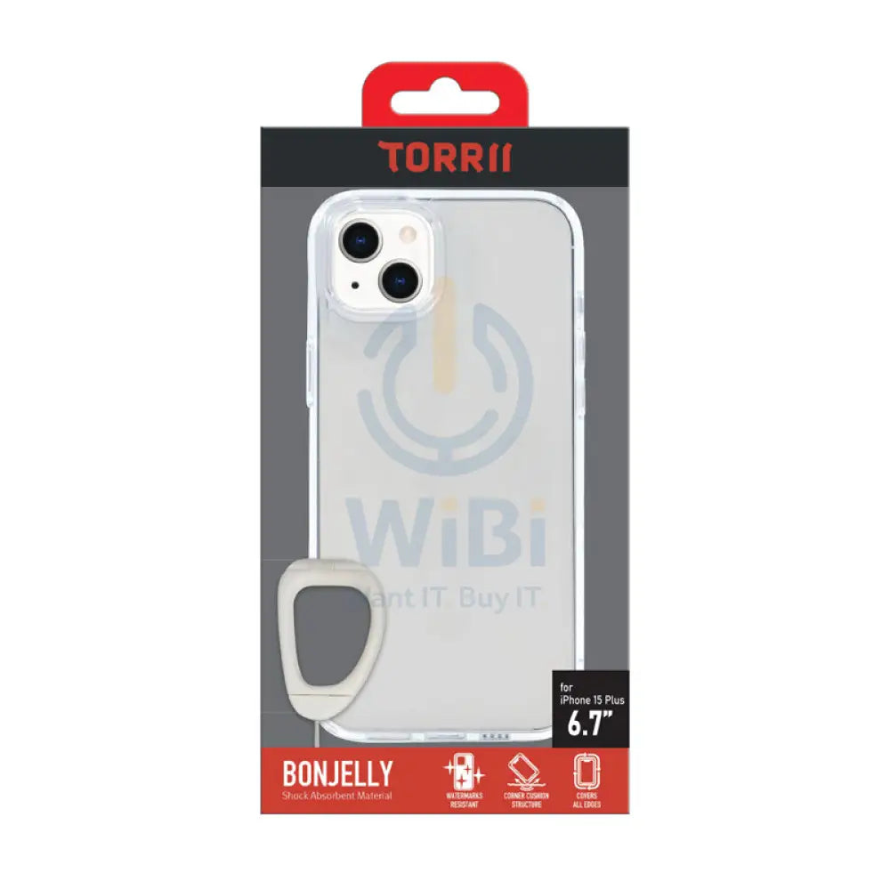 Torrii Bonjelly Case Anti-Bacterial Coating - iPhone 15 Plus / 14 Plus / Clear Accessories > Mobiles & Tablets > Mobiles