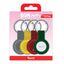 Torrii Bonjelly Silicone Key Ring For Apple Airtag - Combo Pack (Green/Red/Yellow/Gray) Accessories > Mobiles & Tablets