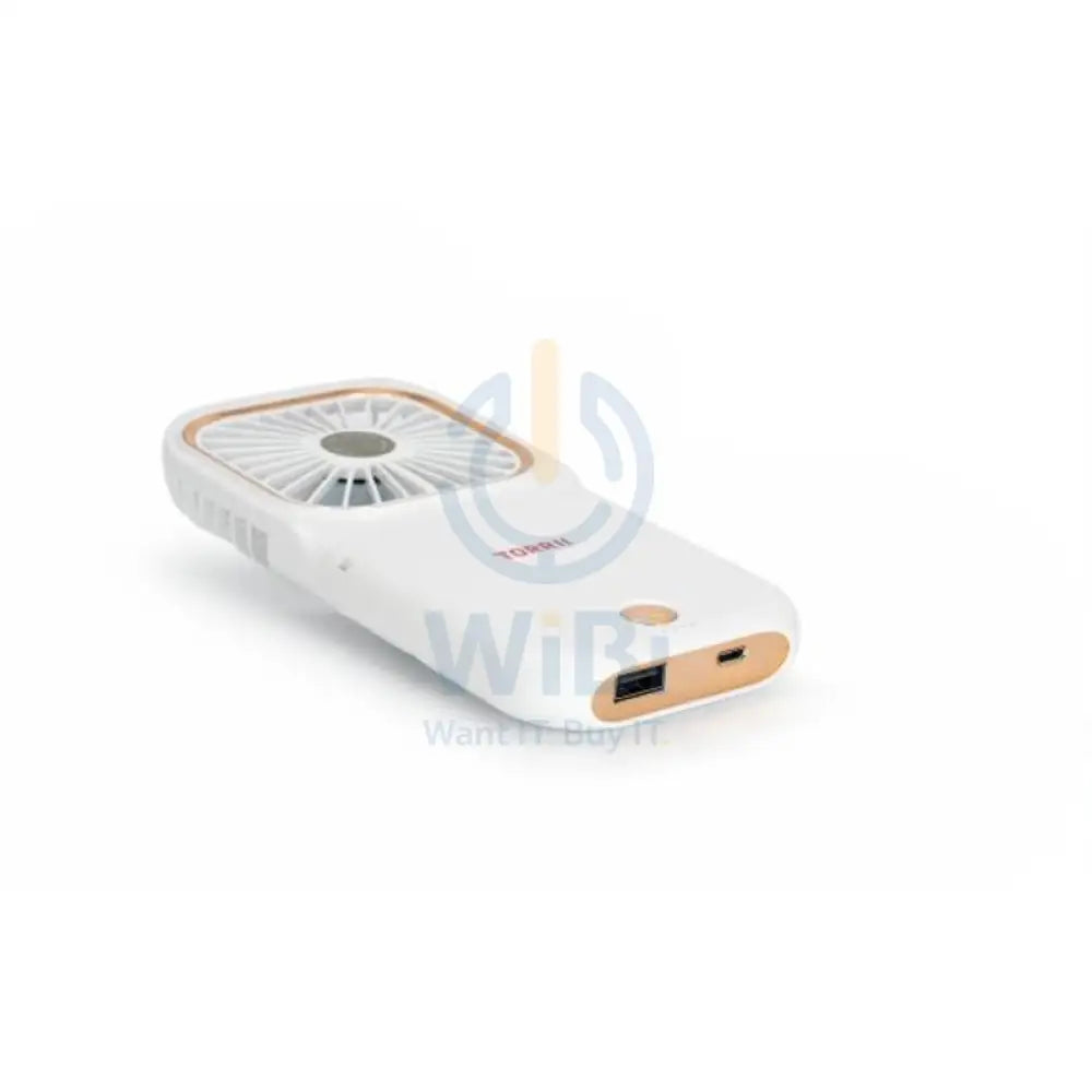 Torrii Cool Foldable Neck Fan with Powerbank - 3000mAh / White Accessories > Power Bank