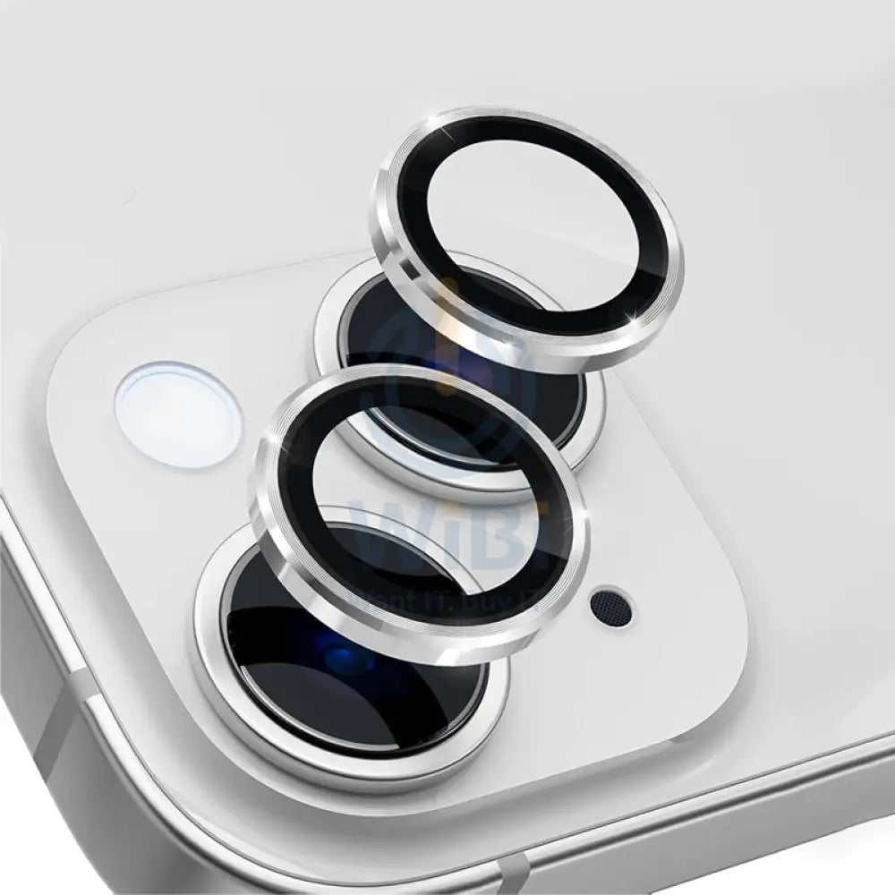Torrii Individual Aluminium Ring Camera Lens Protector - Apple iPhone 15 / Apple iPhone 15 Plus / Silver Accessories >