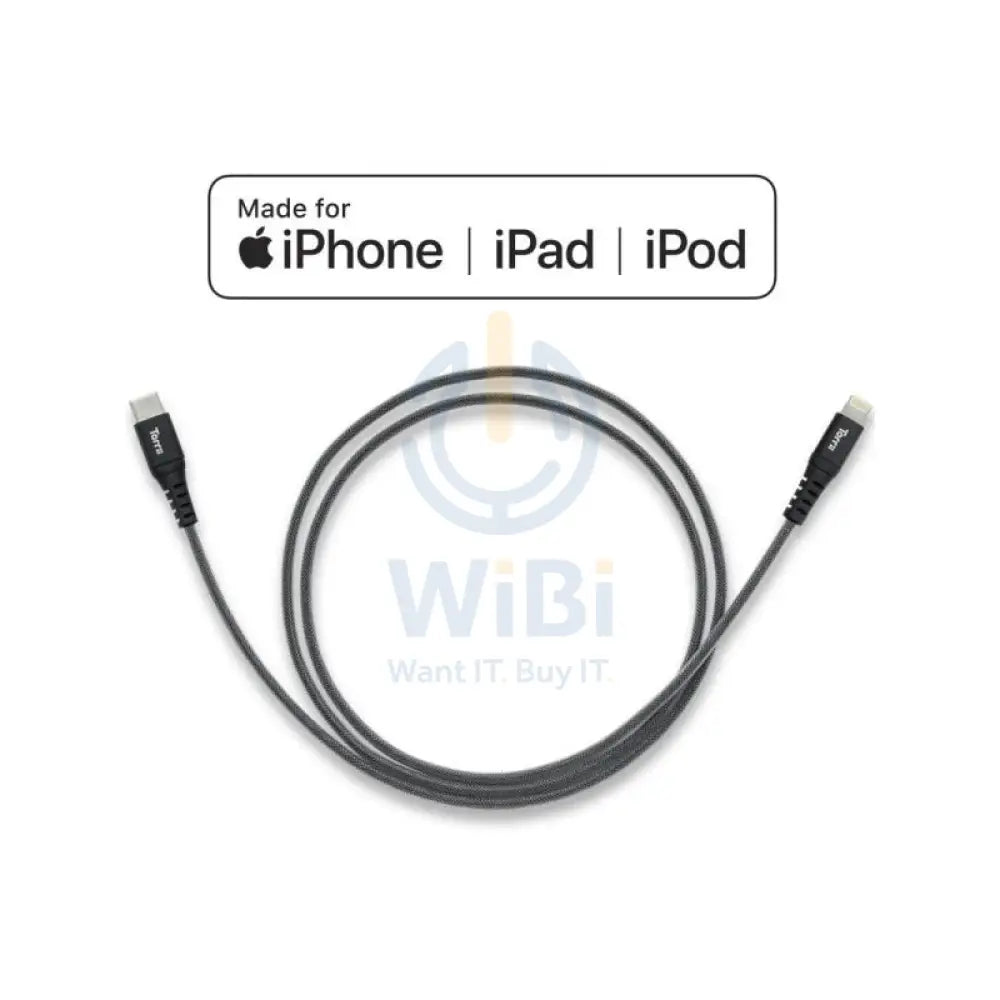 Torrii Kevable USB-C To Mfi Lightning Cable - Black