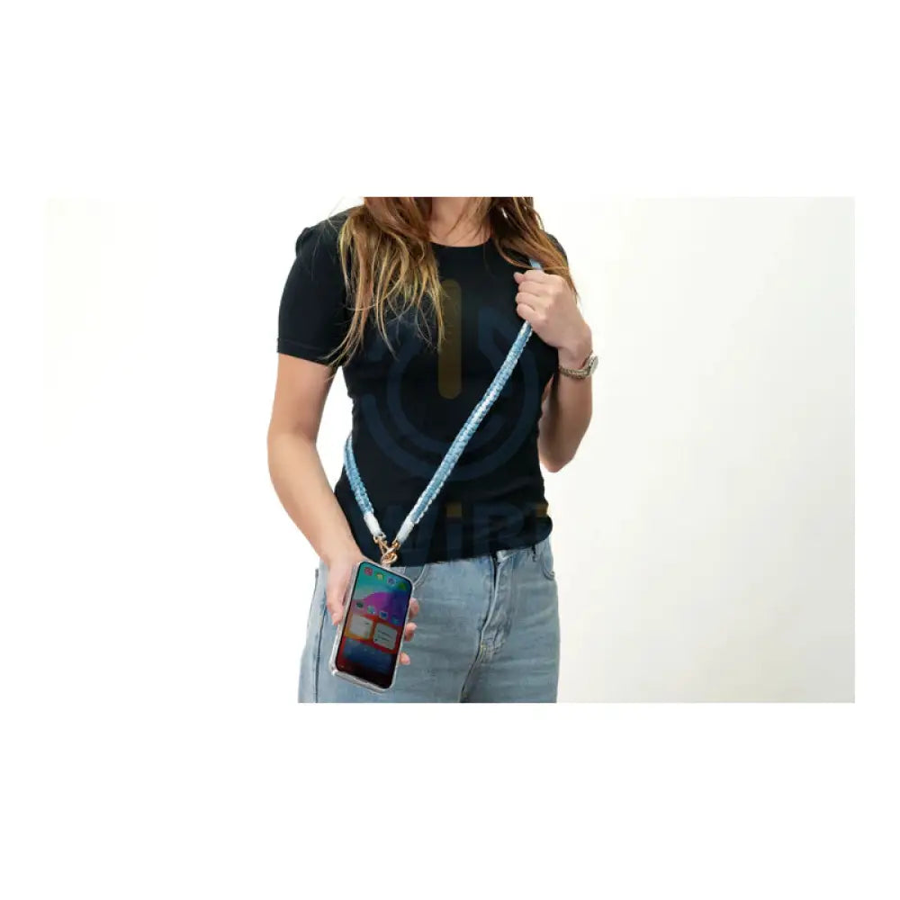 Torrii Knotty Braided Crossbody Strap - Gradient Blue Accessories > Mobiles & Tablets > Tablets > Covers & Cases