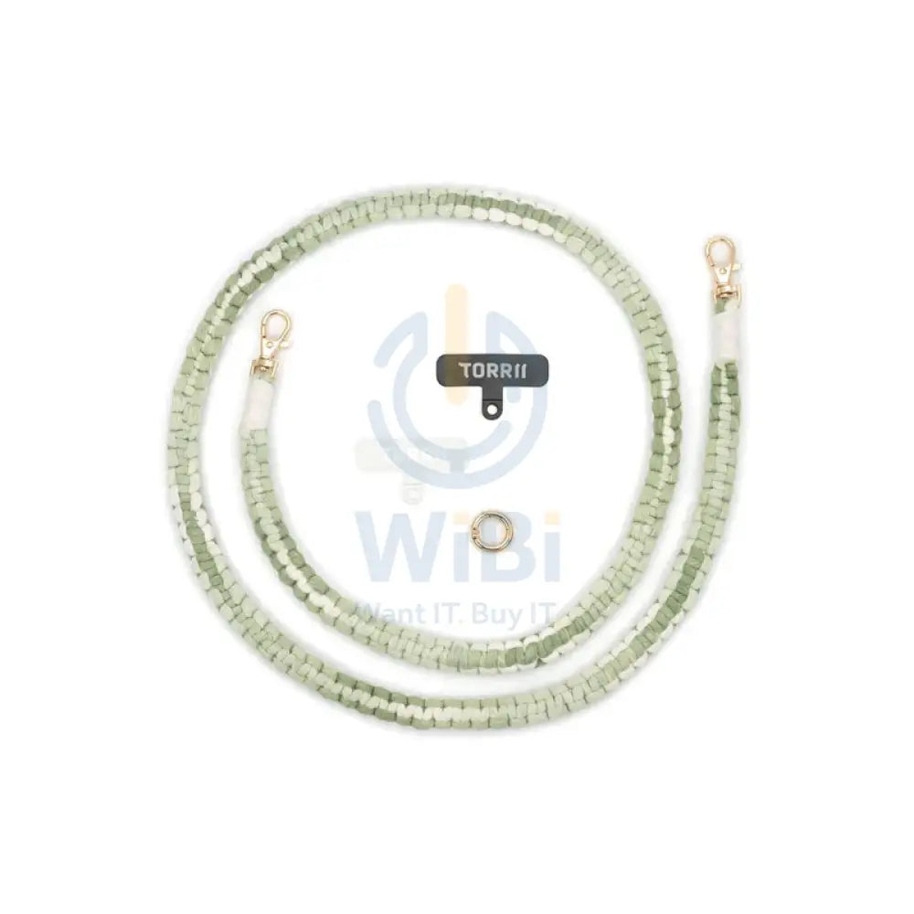 Torrii Knotty Braided Crossbody Strap - Gradient Green Accessories > Mobiles & Tablets > Tablets > Covers & Cases