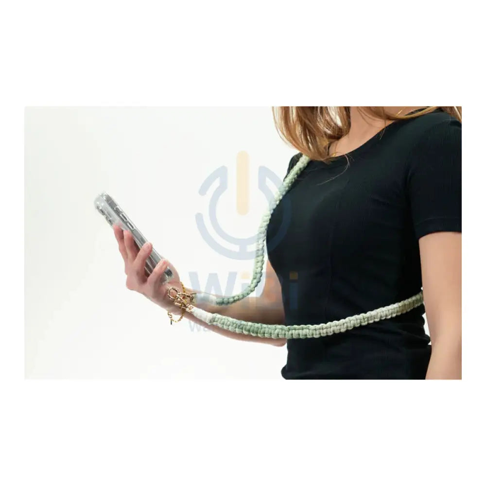 Torrii Knotty Braided Crossbody Strap - Gradient Green Accessories > Mobiles & Tablets > Tablets > Covers & Cases