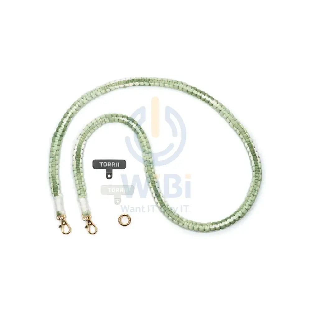 Torrii Knotty Braided Crossbody Strap - Gradient Green Accessories > Mobiles & Tablets > Tablets > Covers & Cases