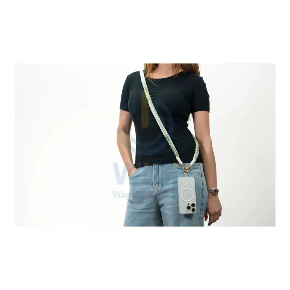 Torrii Knotty Braided Crossbody Strap - Gradient Green Accessories > Mobiles & Tablets > Tablets > Covers & Cases