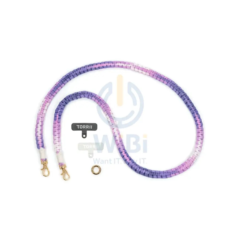 Torrii Knotty Braided Crossbody Strap - Gradient Purple Accessories > Mobiles & Tablets > Tablets > Covers & Cases