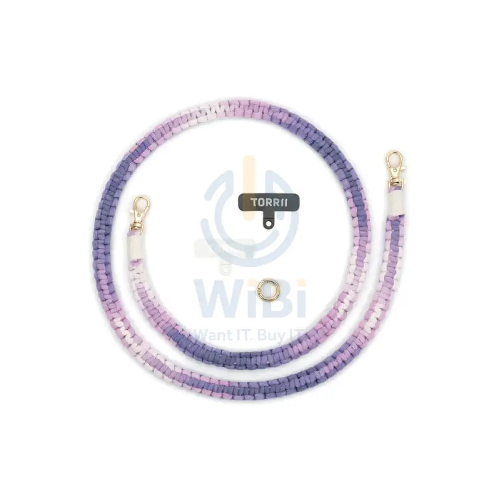 Torrii Knotty Braided Crossbody Strap - Gradient Purple Accessories > Mobiles & Tablets > Tablets > Covers & Cases