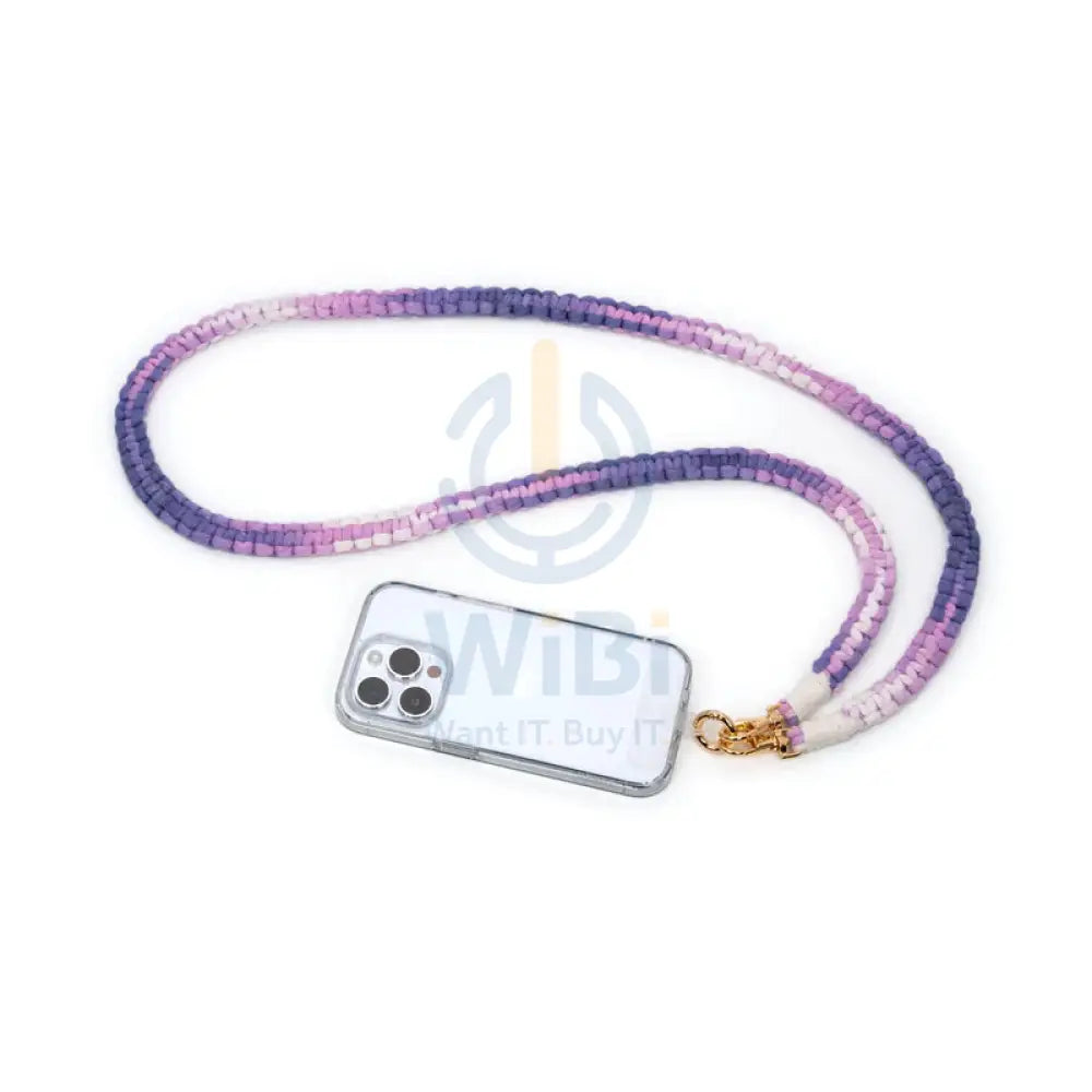 Torrii Knotty Braided Crossbody Strap - Gradient Purple Accessories > Mobiles & Tablets > Tablets > Covers & Cases