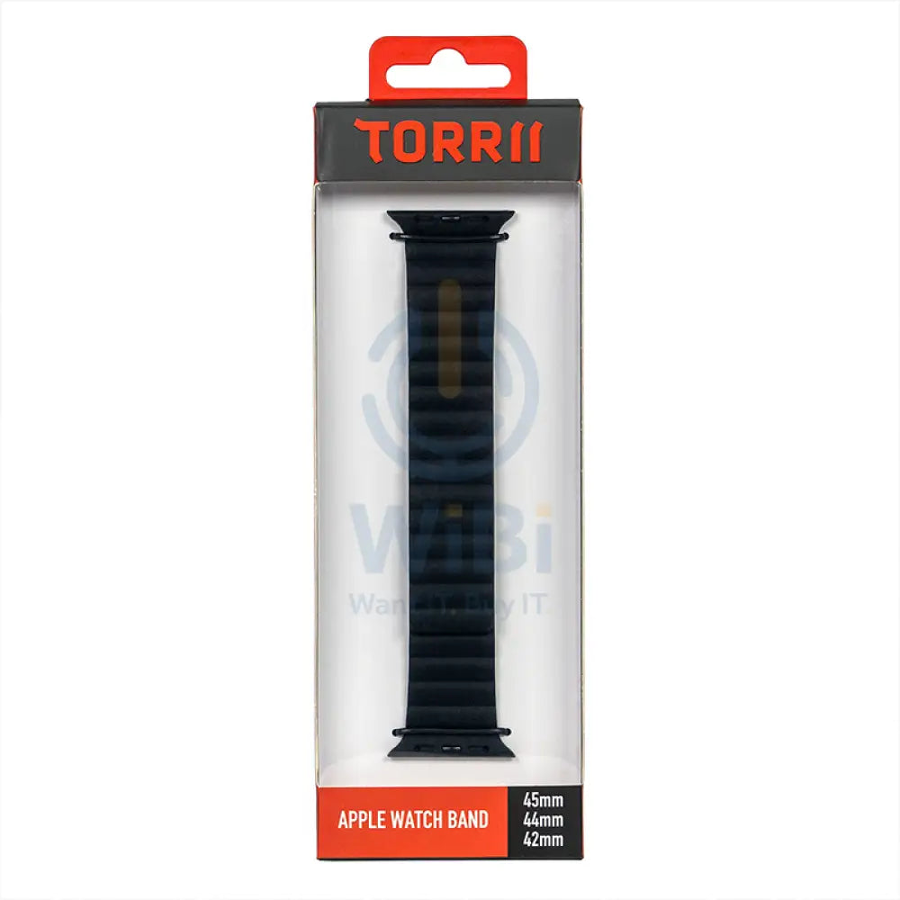 Torrii Saturn Silicone Magnetic Apple Watch Band For 49 / 45 / 44 / 42 mm - Black Accessories > Smart Watches > Straps