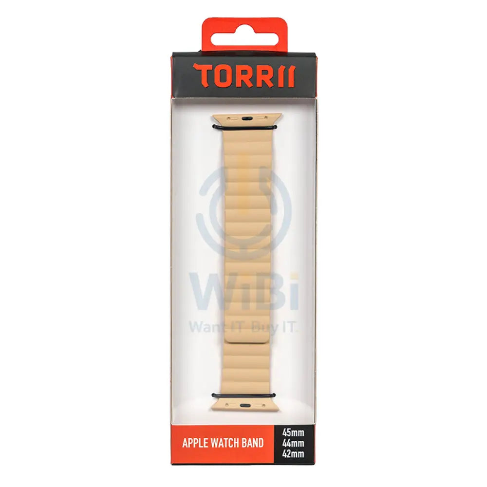 Torrii Saturn Silicone Magnetic Apple Watch Band For 49 / 45 / 44 / 42 mm - Cream Accessories > Smart Watches > Straps