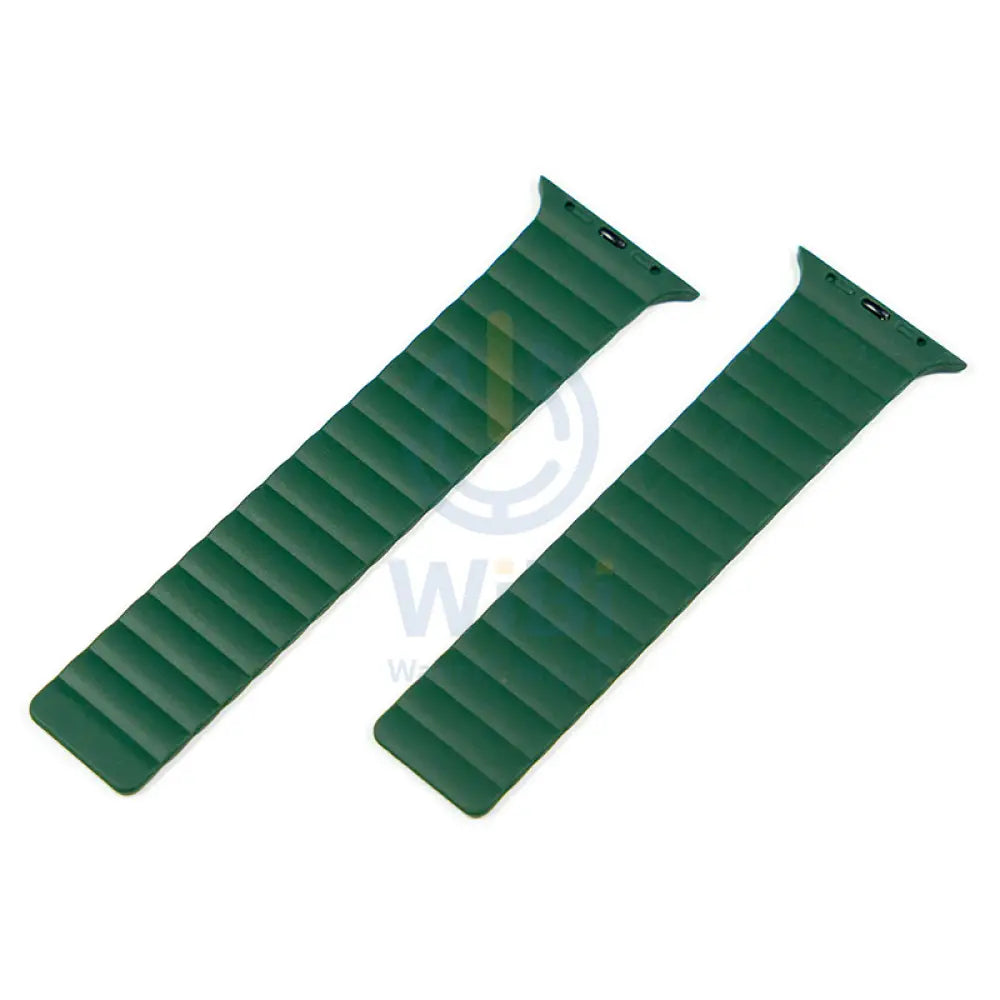 Torrii Saturn Silicone Magnetic Apple Watch Band For 49 / 45 / 44 / 42 mm - Forest Green Accessories > Smart Watches >