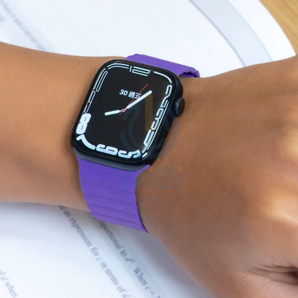 Torrii Saturn Silicone Magnetic Apple Watch Band For 49 / 45 / 44 / 42 mm - Lavender Accessories > Smart Watches >