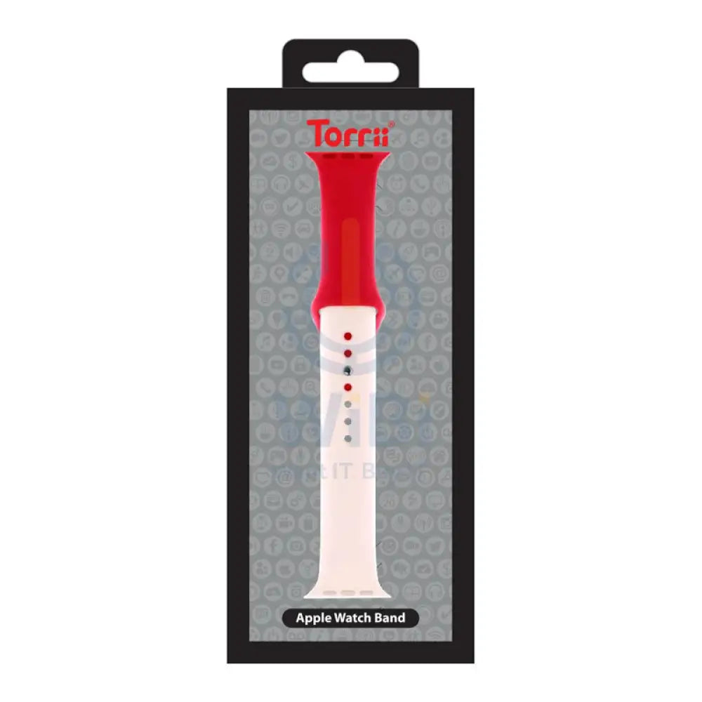 Torrii Siliconee Mix Watch Band For Apple Watch 49 / 45 / 44 / 42 mm - Red / Pink Accessories > Smart Watches > Straps
