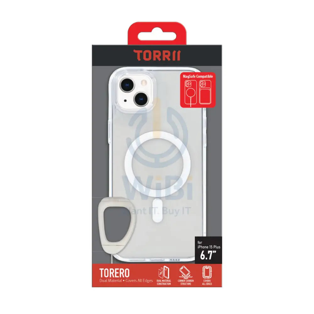 Torrii Torero Magsafe Case Anti-Bacterial Coating - iPhone 15 Plus / 14 Plus / Clear Accessories > Mobiles & Tablets >