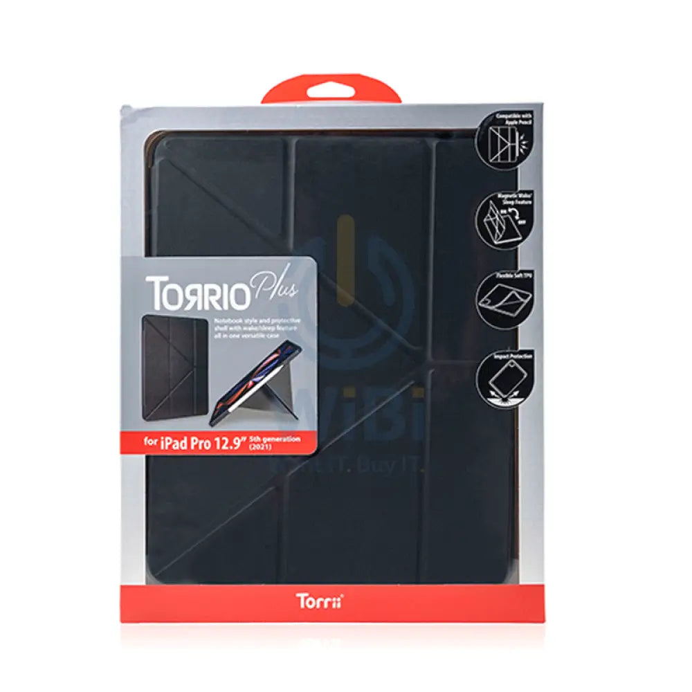 Torrii Torrio Plus Case For iPad Pro 12.9 (2021) - Black Accessories > Mobiles & Tablets