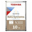 Toshiba N300 NAS Hard Drive - 10TB / 3.5-inch / SATA / 7200 RPM / 256MB Buffer Storage > NAS Hard Drives