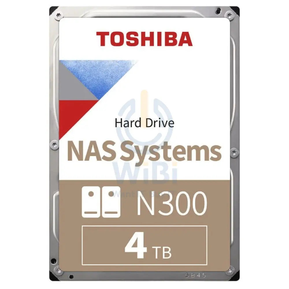 Toshiba N300 NAS Hard Drive - 4TB / 3.5-inch / SATA / 7200 RPM / 256MB Buffer Storage > NAS Hard Drives