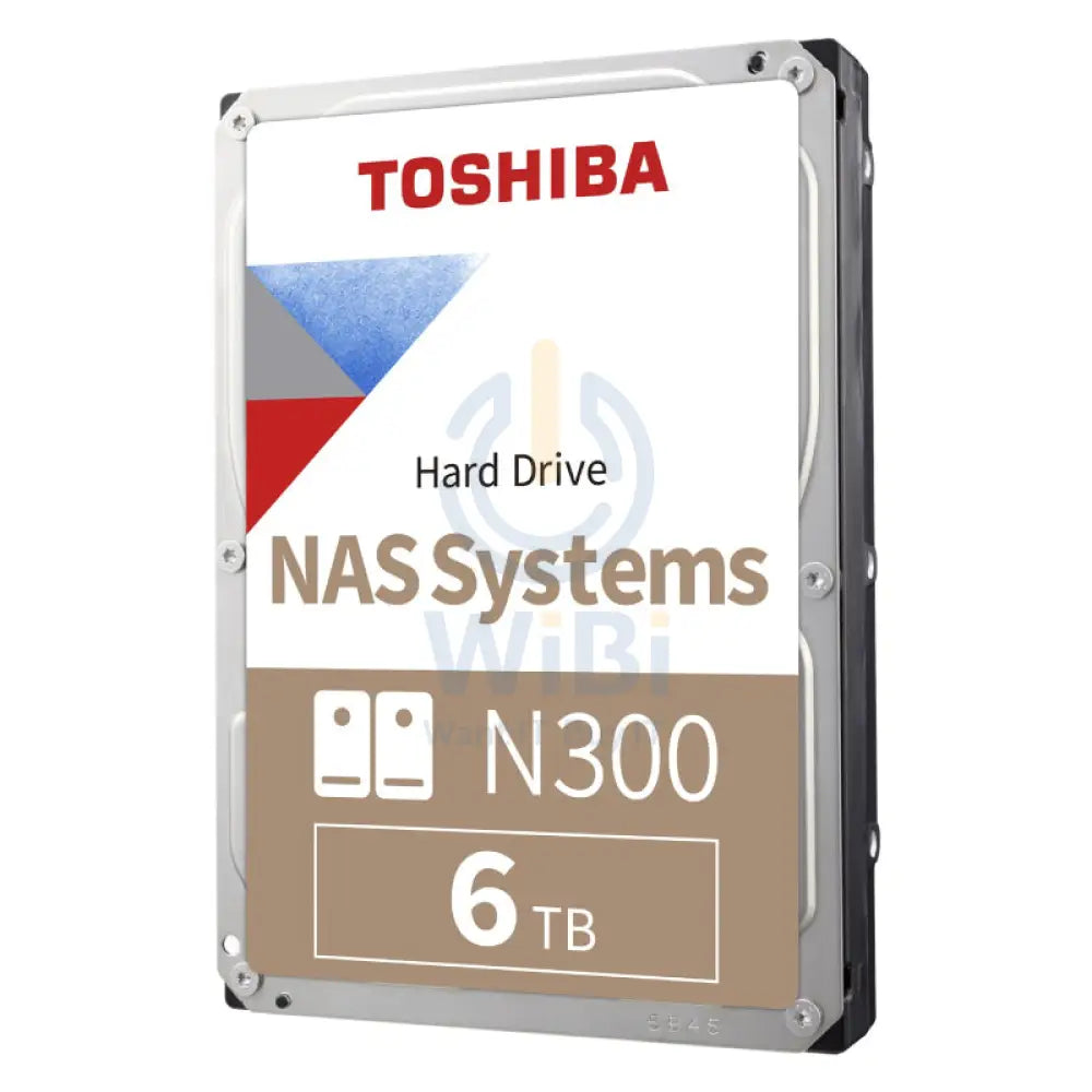 Toshiba N300 NAS Hard Drive - 6TB / 3.5-inch / SATA / 7200 RPM / 256MB Buffer Storage > NAS Hard Drives