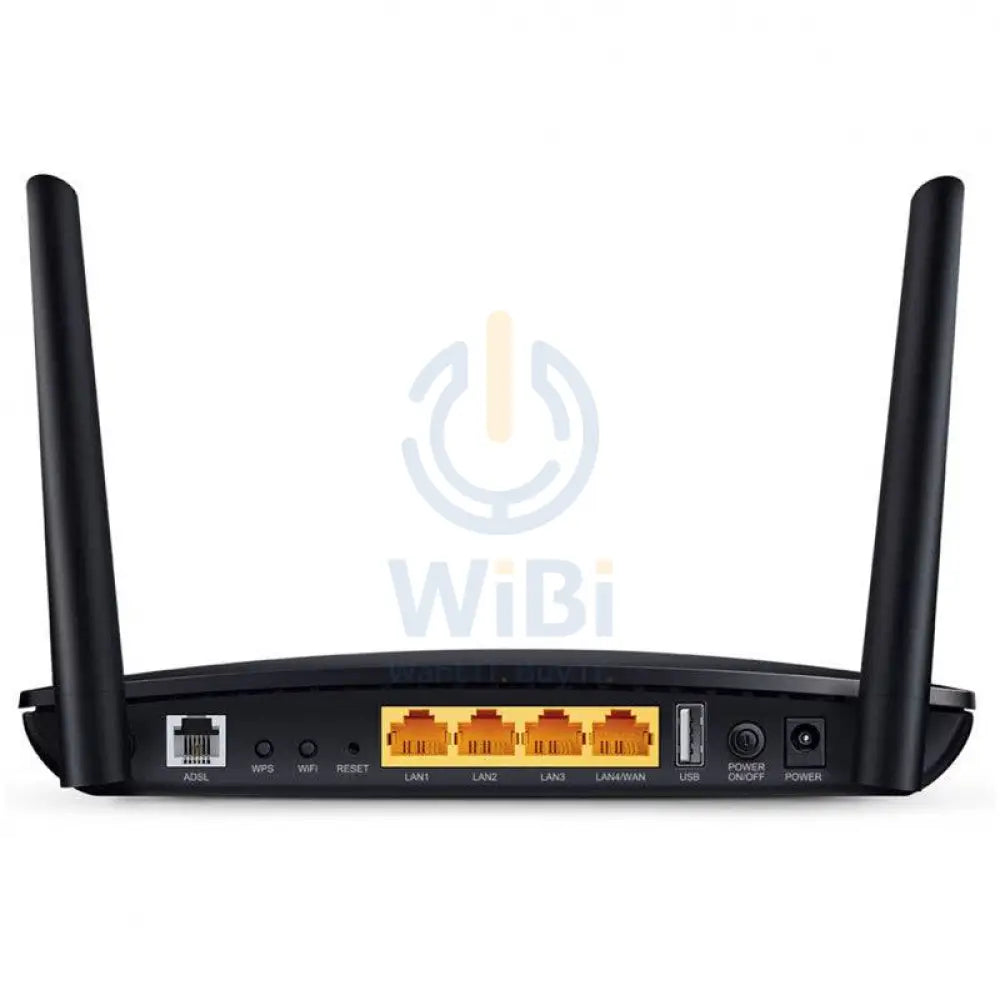 TP-Link AC1200 Dual Band ADSL2+ Modem Router - 1.2Gbps / 1x RJ-11 / 1x WAN+LAN / 3x LAN / 1x USB - Networking Products