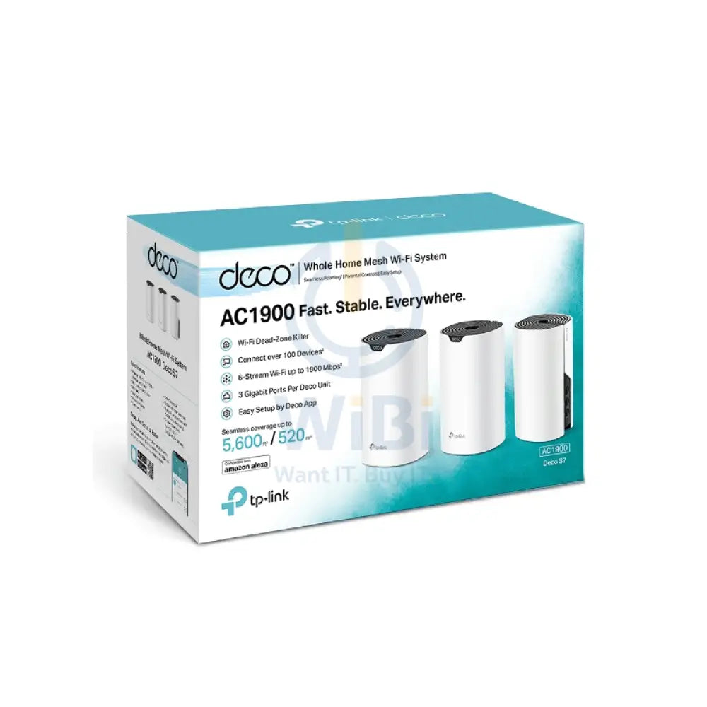 TP-Link AC1900 Whole Home Mesh Wi-Fi System - 600 Mbps / LAN / White Networking Products > Wireless Access Point