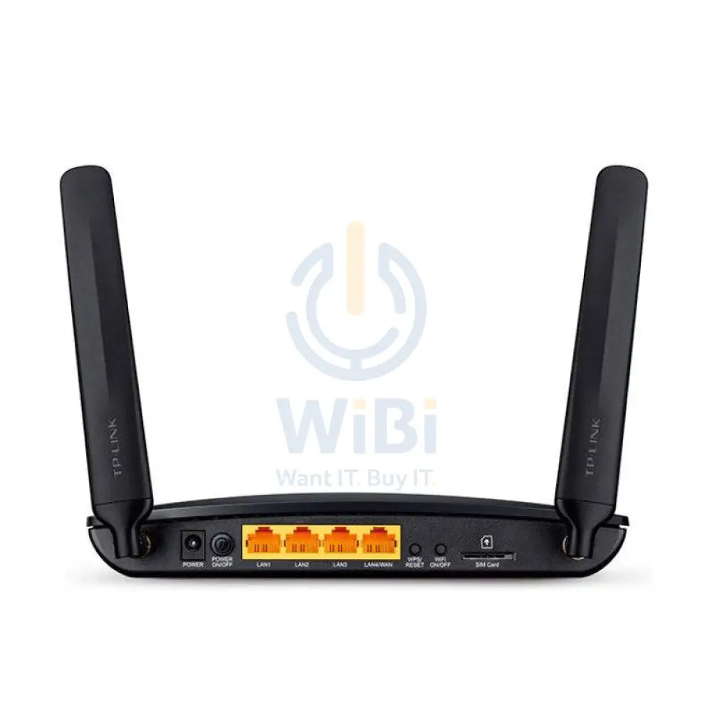 TP-Link AC750 Dual Band 4G LTE Router - 433Mbps / 1x SIM Card Slot / 1x WAN+LAN / 3x LAN