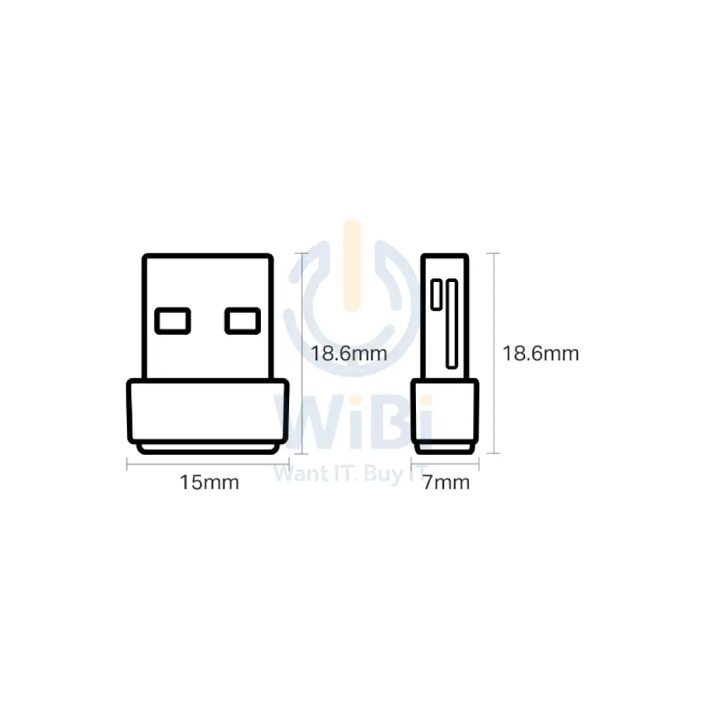 TP-Link Archer T2U (AC600) Nano Wireless USB Adapter - 600Mbps / USB 2.0 Networking Products > Wireless USB Network